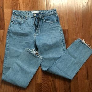 Topshop straight leg jeans